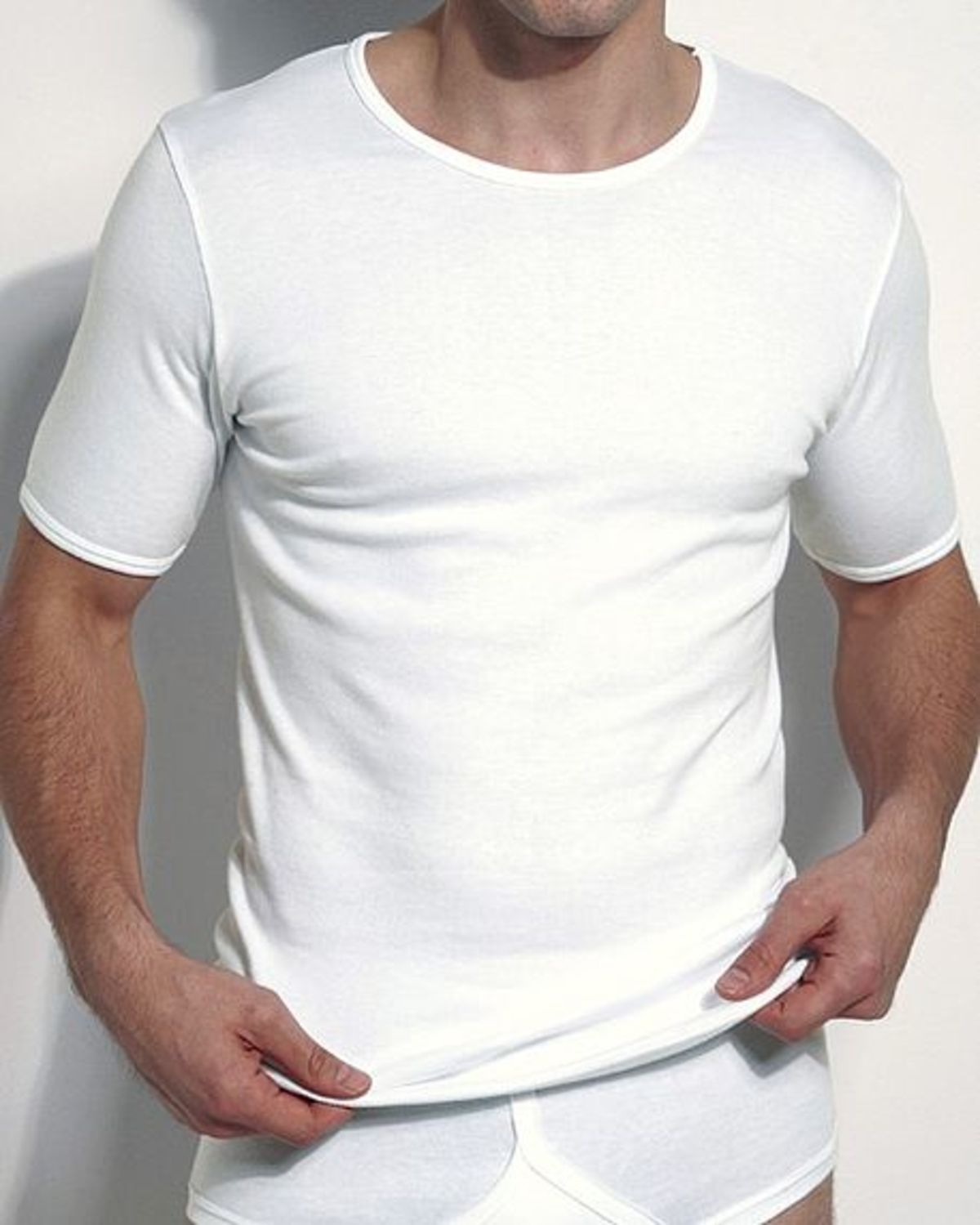 Cotton Round Neck Vest Mens